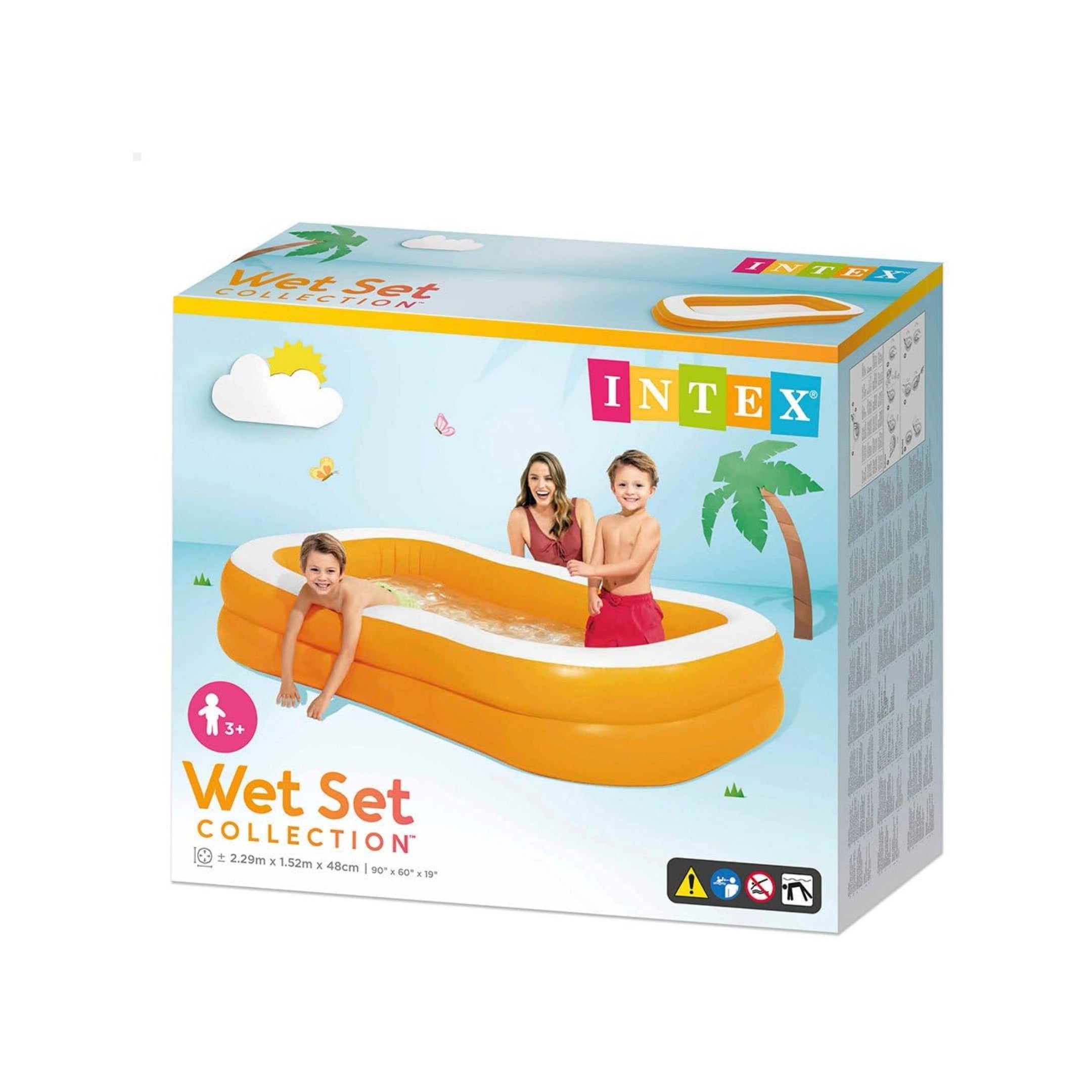 Intex Mandarine Pool - 229 X 147 X 46 Cm Intex